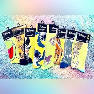 NWT Disney Character Crew Socks